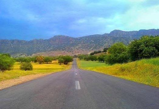  عکس جاده کوهستانی زیبا