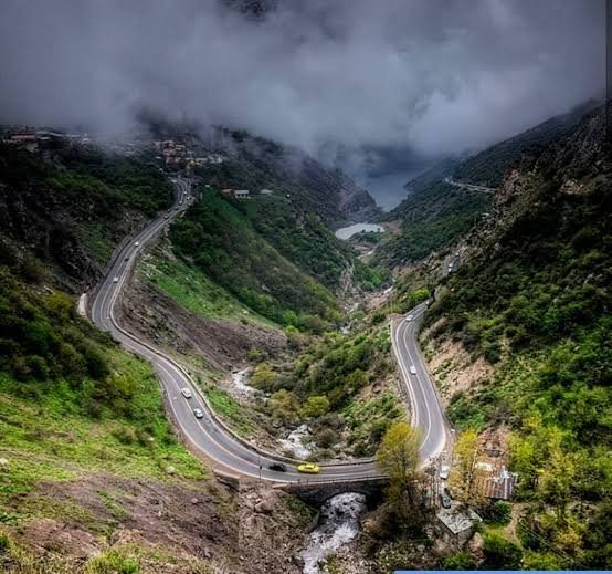  عکس جاده کوهستانی زیبا