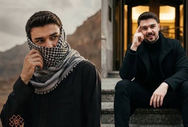 عکس فانتزی پسر جوان با پوشش اسلامی برای پروفایل