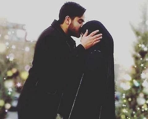  عکس زن و شوهر مذهبی عاشقانه