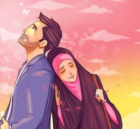  عکس عاشقانه مذهبی کارتونی