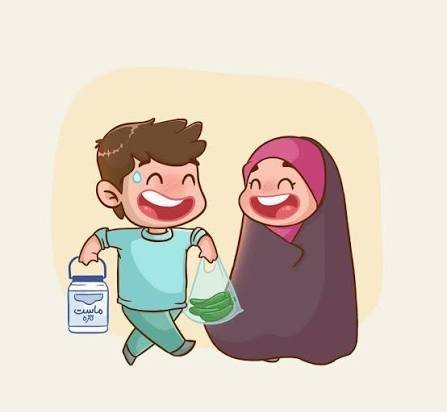  عکس عاشقانه مذهبی کارتونی