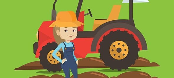 عکس کشاورز کارتونی