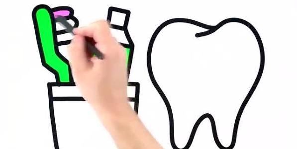  نقاشی دندان آسان