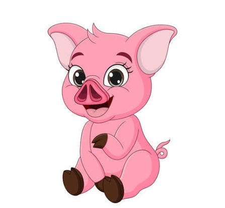  عکس کیوت و بامزه خوک کارتونی