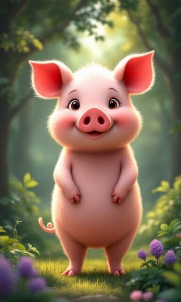  عکس کیوت و بامزه خوک کارتونی
