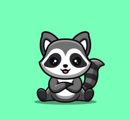  عکس کارتونی راکون با کیفیت بالا