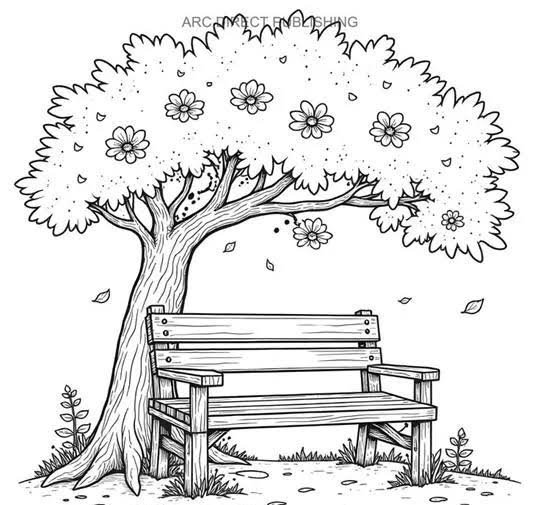  نقاشی درخت ساده و زیبا