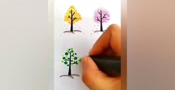  عکس چهار فصل نقاشی