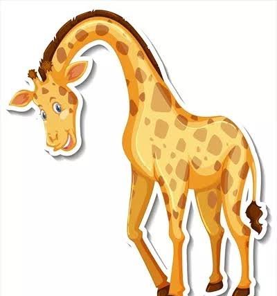 عکس زرافه کارتونی با کیفیت بالا