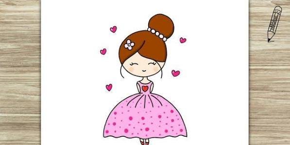  نقاشی کیوت آسان دخترانه