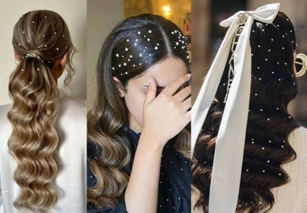  مدل مو دخترانه برای عروسی باز