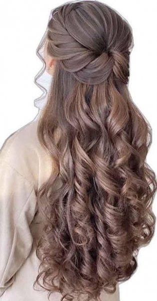  مدل مو دخترانه برای عروسی باز