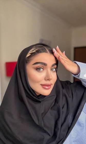  مدل مو زیر مقنعه ساده