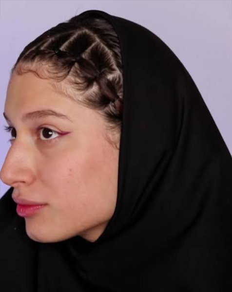  مدل مو زیر مقنعه ساده