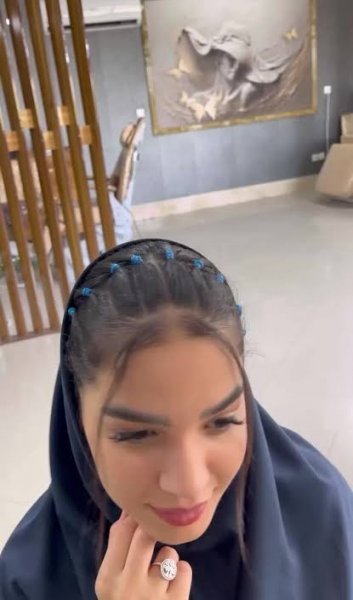  مدل مو زیر مقنعه ساده