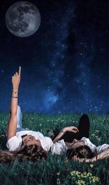  عکس جذاب شب مهتابی عاشقانه برای پروفایل