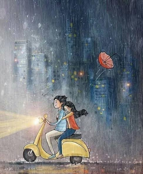 عکس کارتونی عاشقانه با سبک هنری برای تصویر زمینه