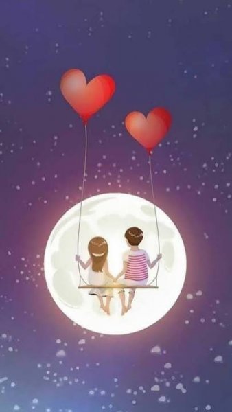  عکس کارتونی عاشقانه با سبک هنری برای تصویر زمینه