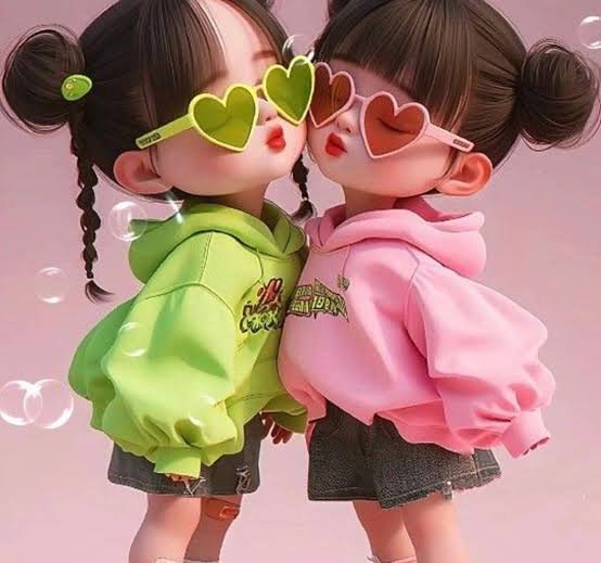 عکس کیوت دونفره دخترانه