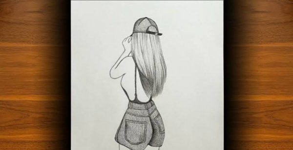  نقاشی سیاه قلم ساده