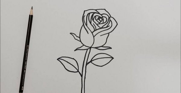 نقاشی سیاه قلم ساده کودکانه دخترانه