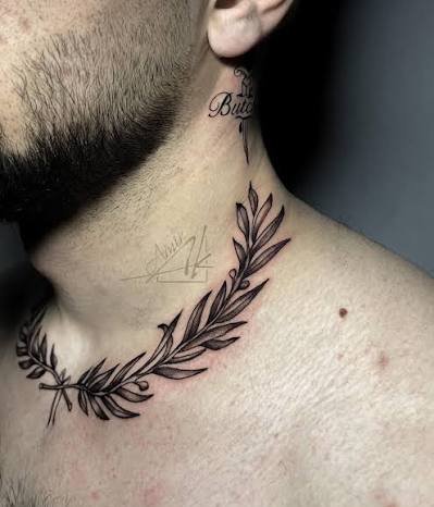  عکس برگ زیتون برای تاتو