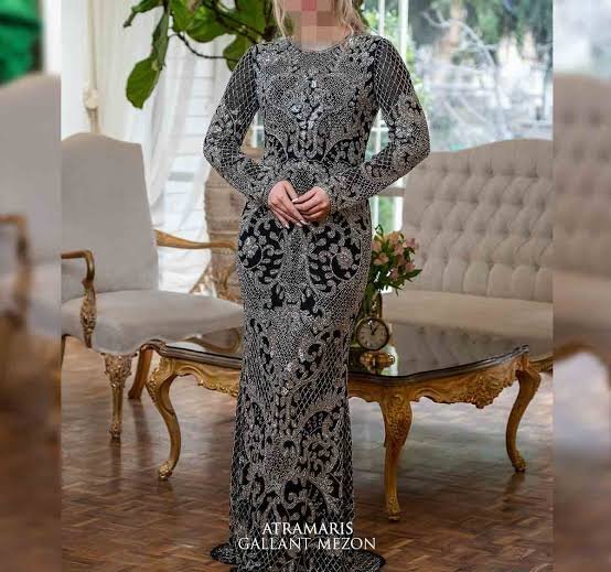  مدل لباس مهره دوزی شده مجلسی