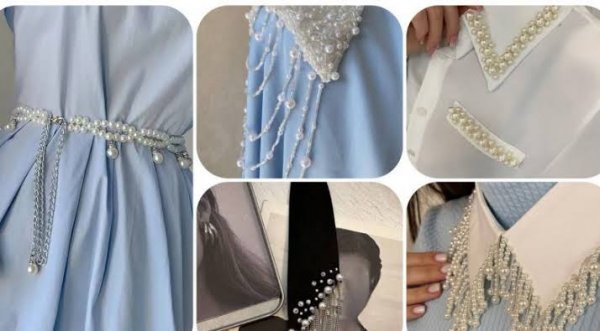  مدل لباس مهره دوزی شده مجلسی