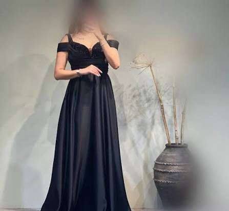  لباس مجلسی سنگ دوزی شده مشکی