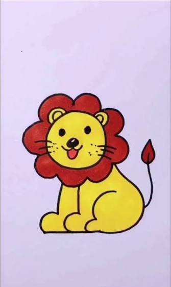  عکس بچه شیر کارتونی