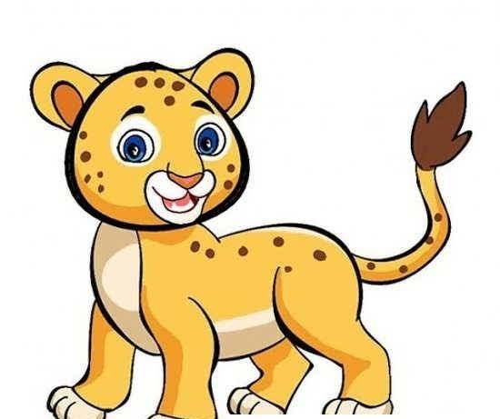  عکس بچه شیر کارتونی