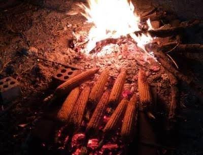  عکس ذرت بلال روی آتش