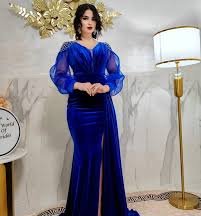  مدل لباس مجلسی مخمل اینستاگرام