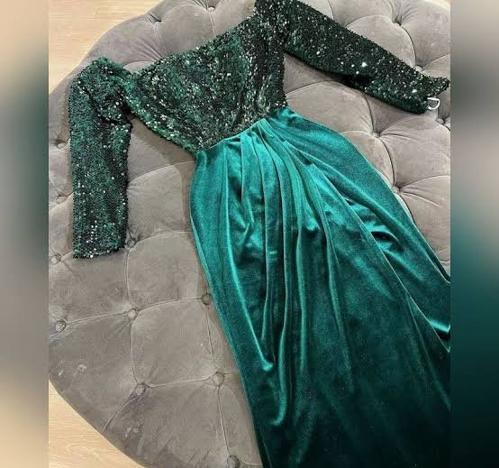  مدل لباس مجلسی مخمل لاکچری