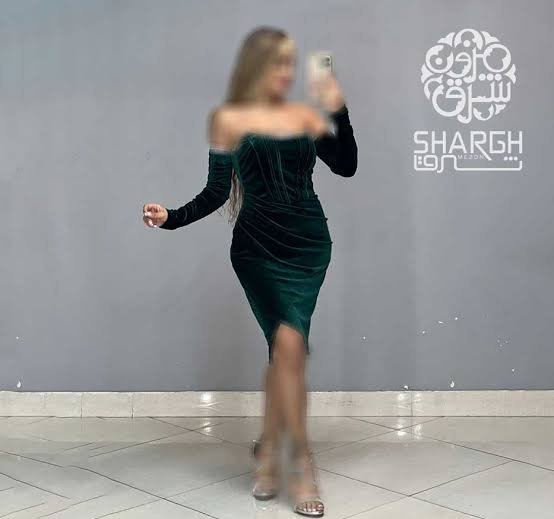  مدل لباس مجلسی مخمل جدید کوتاه