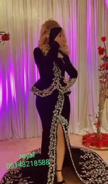  مدل لباس مخمل کارشده