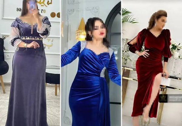  مدل لباس مخمل مجلسی