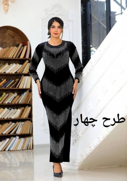  مدل لباس مجلسی مخمل جدید نگین دار