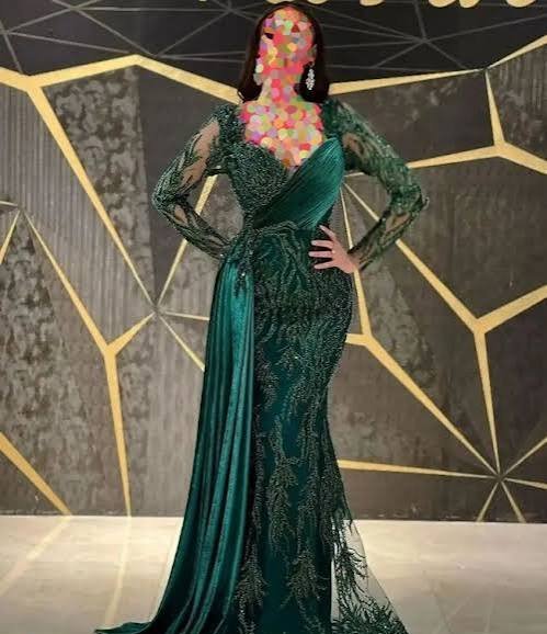 مدل لباس مجلسی مخمل جدید نگین دار