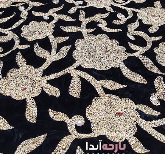  مدل لباس مجلسی مخمل جدید نگین دار