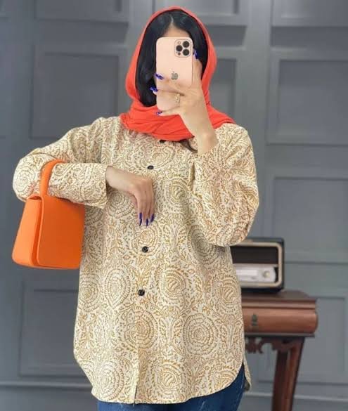  مدل مانتو با پارچه لنین ساده و شیک