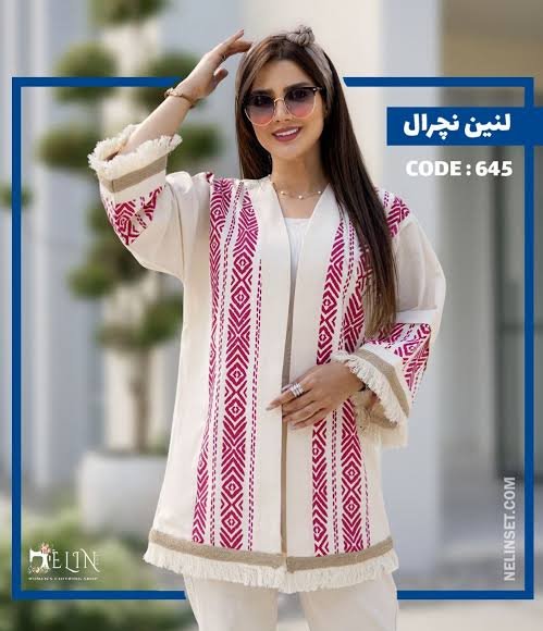  مدل مانتو با پارچه لنین نچرال