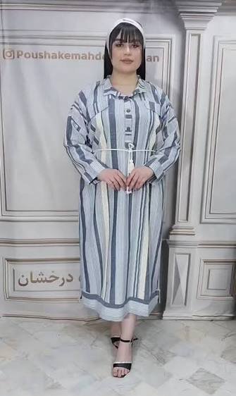  مدل مانتو لنین راه راه جدید