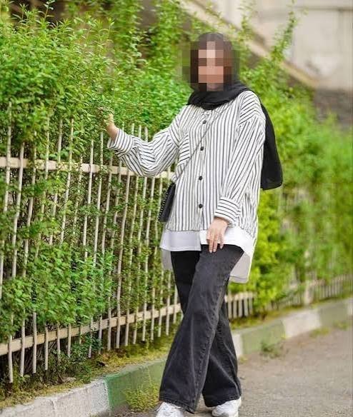  مدل مانتو لنین راه راه جدید