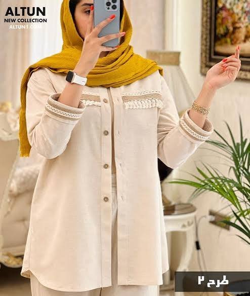  مدل مانتو لنین جدید کوتاه
