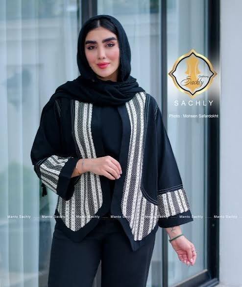  مدل مانتو لنین با خرج کار
