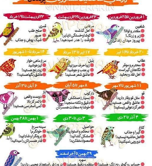  عکس طالع بینی ماه ها