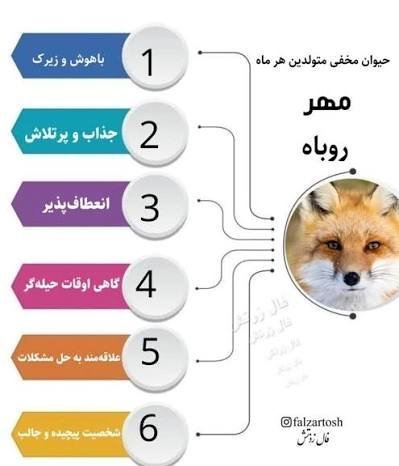  عکس حیوان ماه تولد