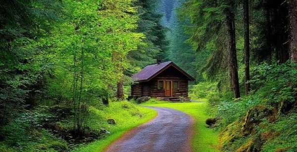  عکس کلبه جنگلی با کیفیت اچ دی